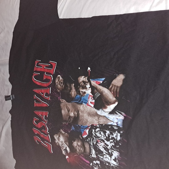 21 Savage T Shirt Mens XL Pop Rap Artist Image Photos Unworn Rare Memorabilia - Picture 7 of 8